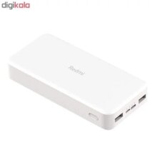 پاوربانک شیائومی اصل مدل Redmi ظرفیت 20000 میلی آمپرساعت به همراه کابل تبدیل microUSB